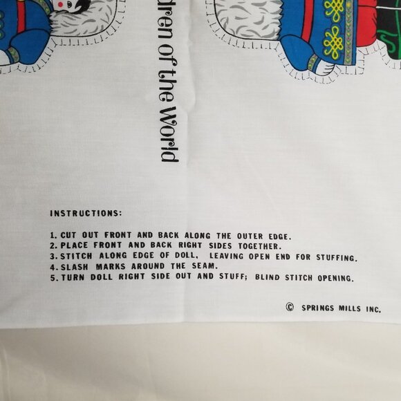 Springs Mills Cut n Sew Children of the World - Picture 4 of 4